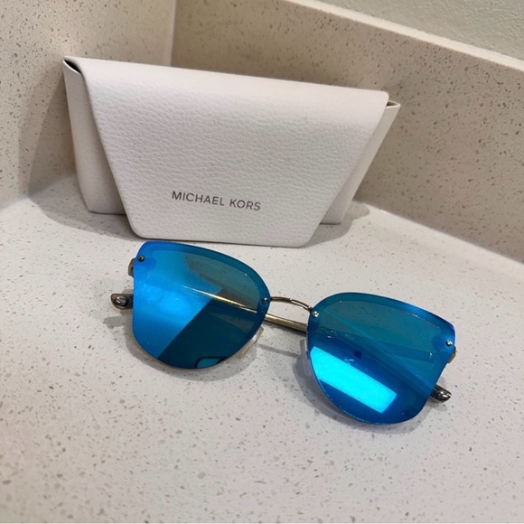 Michael Kors Accessories - Michael Kors Reflective Blue Sunglasses